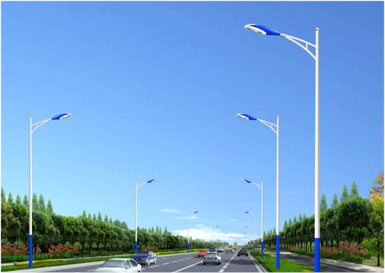 自贡太阳能路灯展示