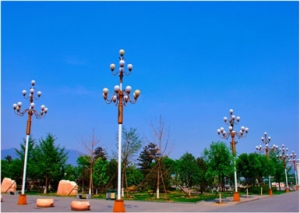 新疆太阳能路灯展示